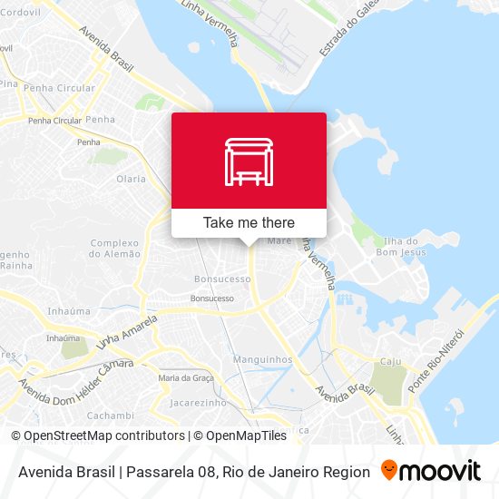 Mapa Avenida Brasil | Passarela 08