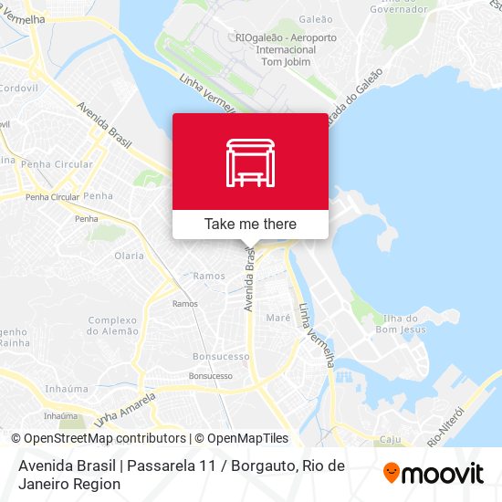 Mapa Avenida Brasil | Passarela 11 / Borgauto