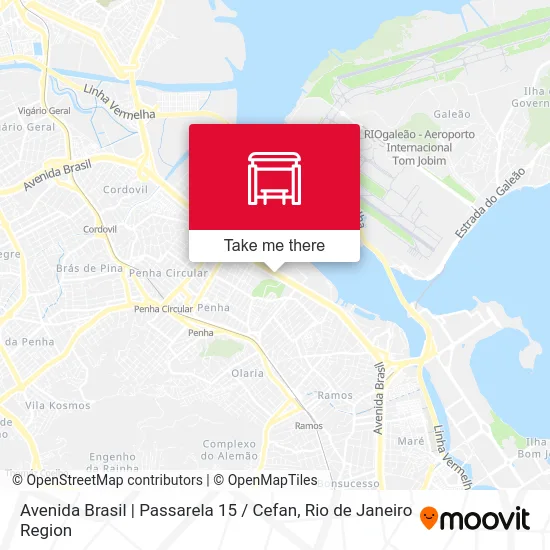 Avenida Brasil | Passarela 15 / Cefan map