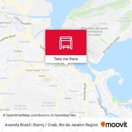 Mapa Avenida Brasil | Bamrj / Cnab