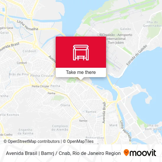 Avenida Brasil | Bamrj / Cnab map