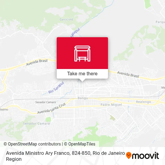 Avenida Ministro Ary Franco, 824-850 map