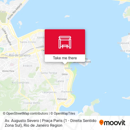 Av. Augusto Severo | Praça Paris (1 - Direita Sentido Zona Sul) map