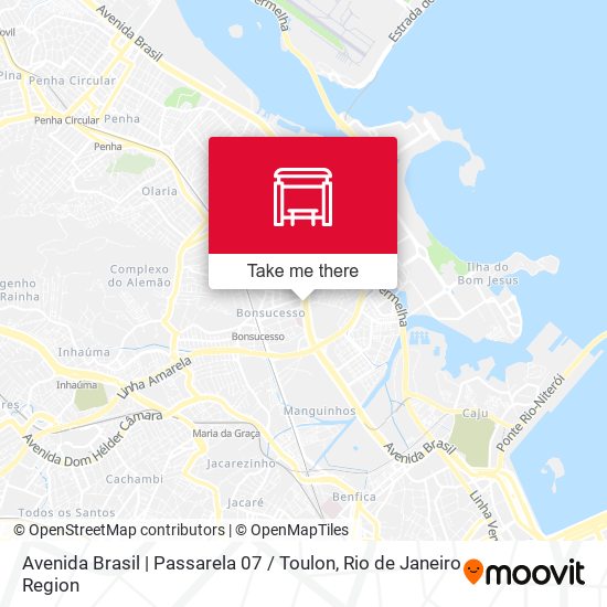 Mapa Avenida Brasil | Passarela 07 / Toulon