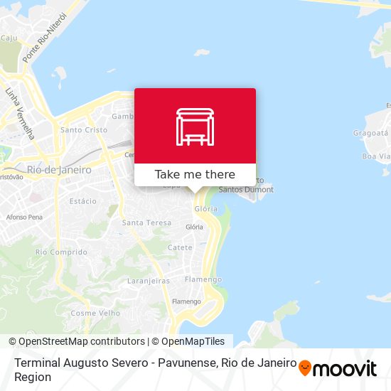 Terminal Augusto Severo - Pavunense map
