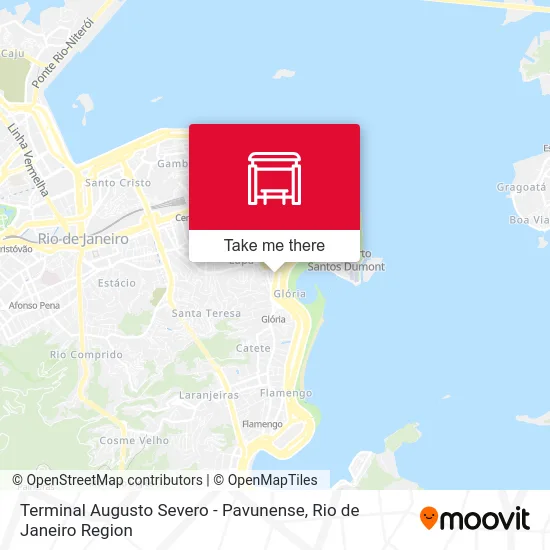 Terminal Augusto Severo - Pavunense map