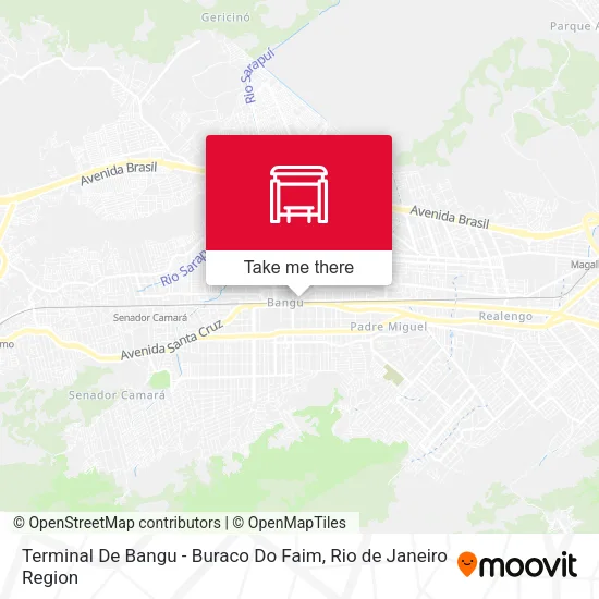 Terminal De Bangu - Buraco Do Faim map