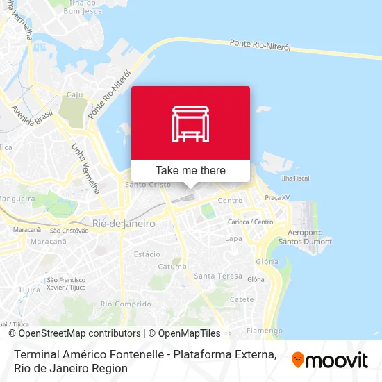 Terminal Américo Fontenelle - Plataforma Externa map