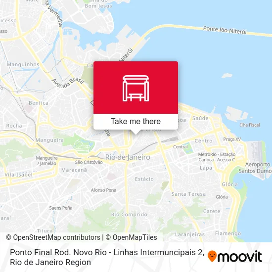 Ponto Final Rod. Novo Rio - Linhas Intermuncipais 2 map