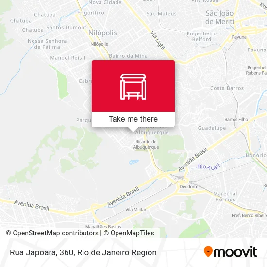 Rua Japoara, 360 map