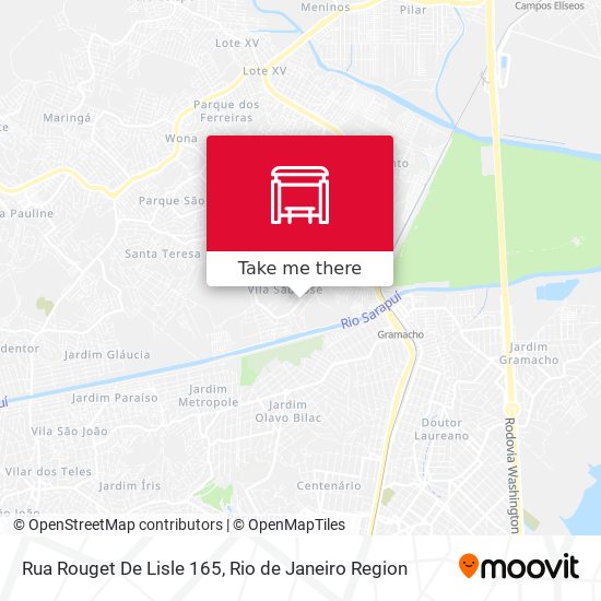 Rua Rouget De Lisle 165 map