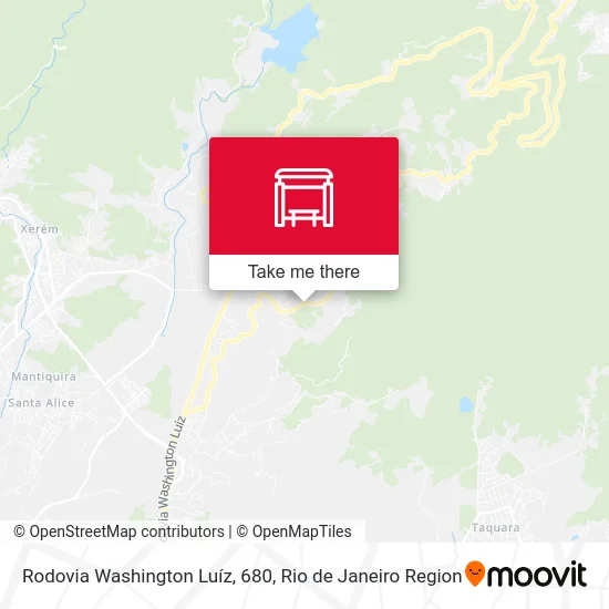 Rodovia Washington Luíz, 680 map