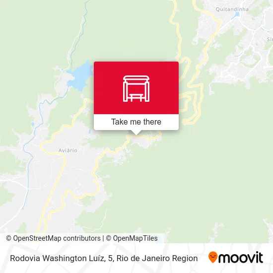 Rodovia Washington Luíz, 5 map