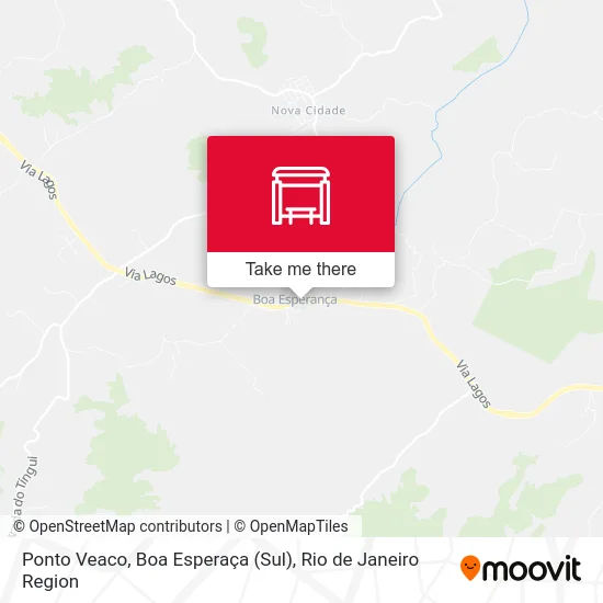 Ponto Veaco, Boa Esperaça (Sul) map