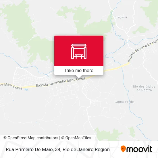 Rua Primeiro De Maio, 34 map