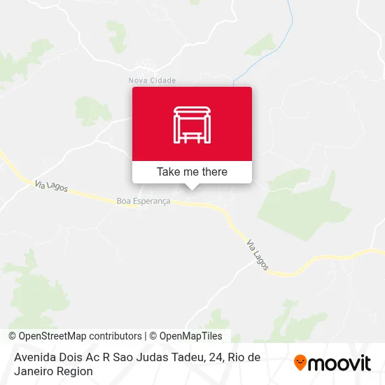 Avenida Dois Ac R Sao Judas Tadeu, 24 map