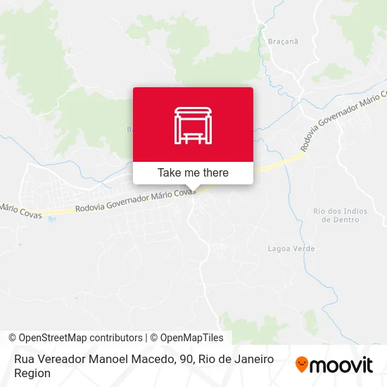 Rua Vereador Manoel Macedo, 90 map