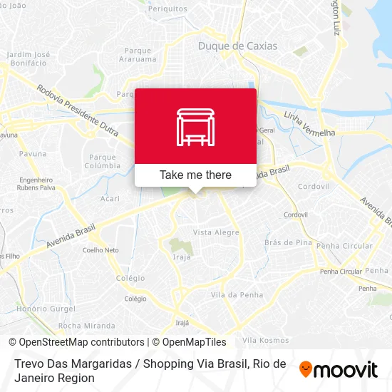 Trevo Das Margaridas / Shopping Via Brasil map