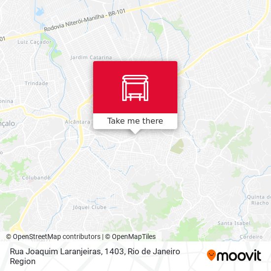Rua Joaquim Laranjeiras, 1403 map