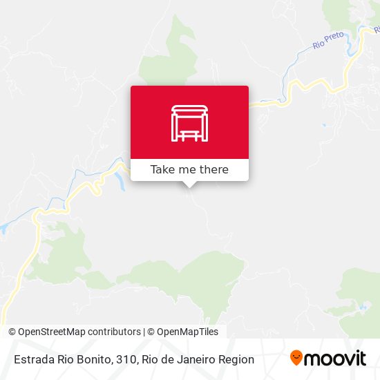 Estrada Rio Bonito, 310 map