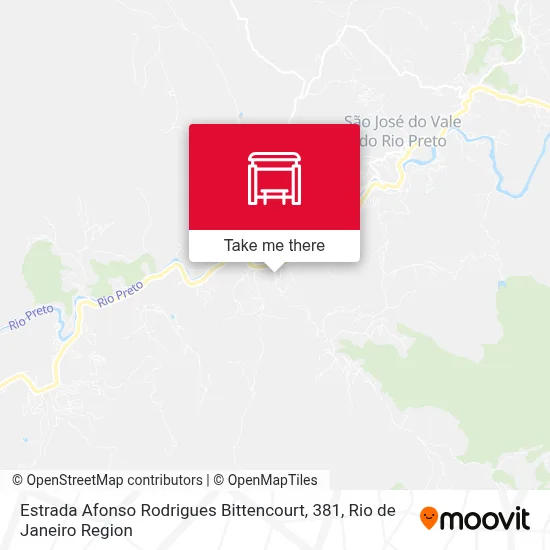 Estrada Afonso Rodrigues Bittencourt, 381 map