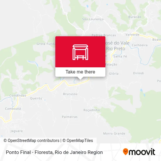 Ponto Final - Floresta map