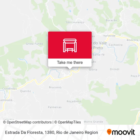 Estrada Da Floresta, 1380 map