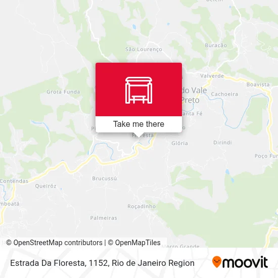 Estrada Da Floresta, 1152 map