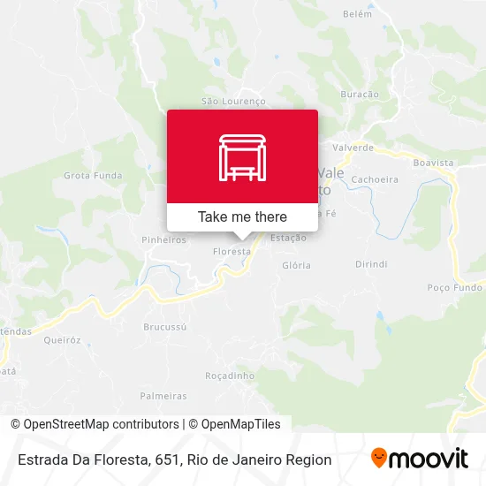 Estrada Da Floresta, 651 map