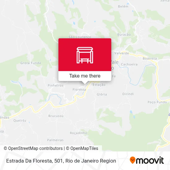 Estrada Da Floresta, 501 map