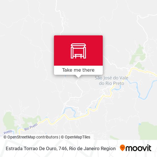 Estrada Torrao De Ouro, 746 map