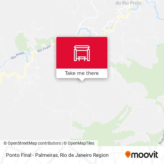 Ponto Final - Palmeiras map