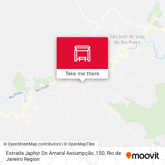 Estrada Japhyr Do Amaral Assumpção, 150 map