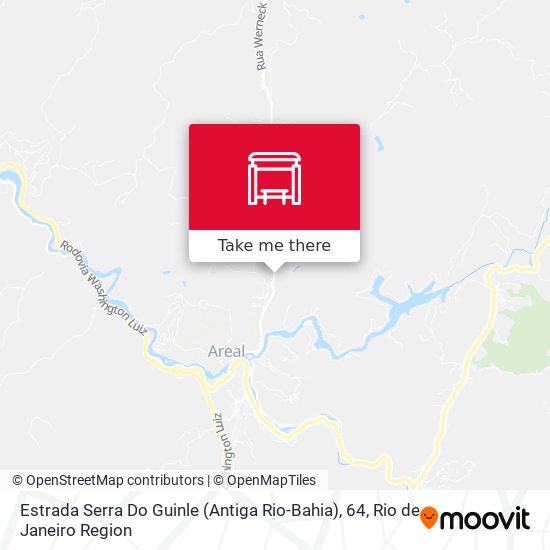 Estrada Serra Do Guinle (Antiga Rio-Bahia), 64 map