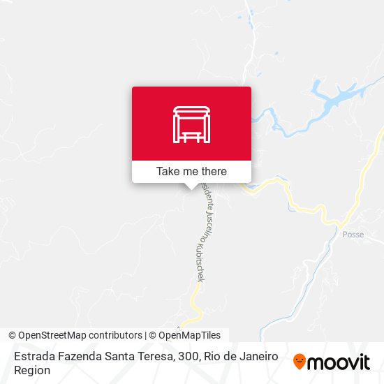 Estrada Fazenda Santa Teresa, 300 map