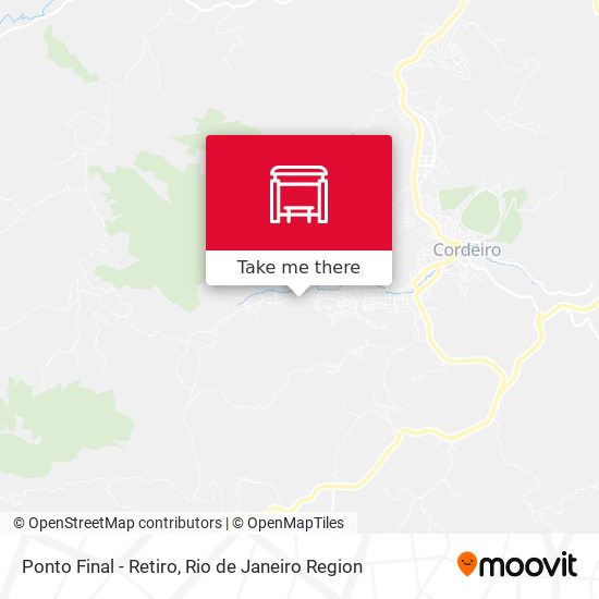 Ponto Final - Retiro map