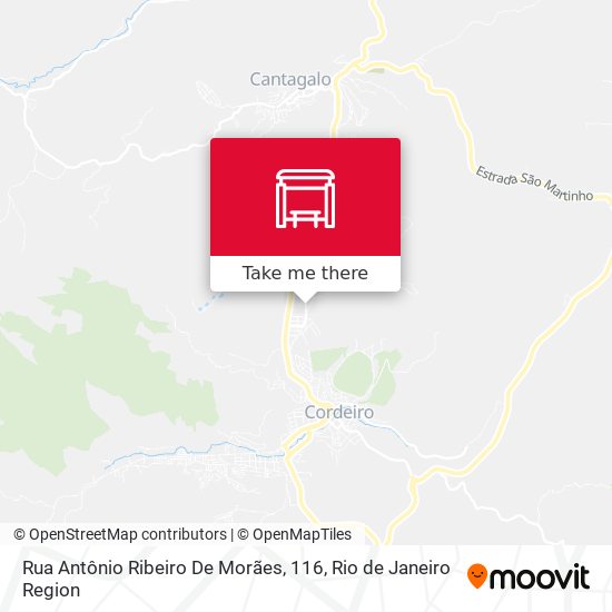 Rua Antônio Ribeiro De Morães, 116 map
