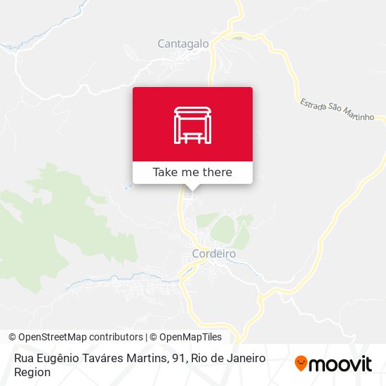 Rua Eugênio Taváres Martins, 91 map