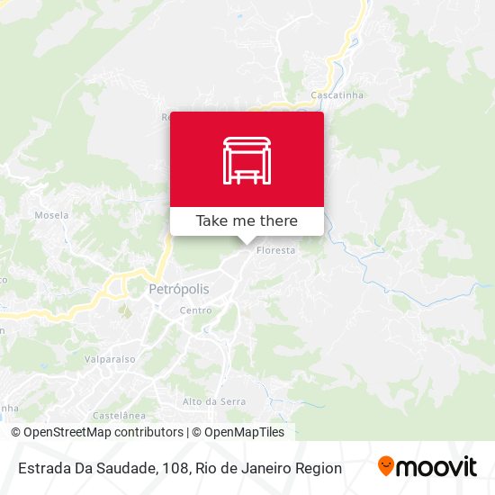 Estrada Da Saudade, 108 map