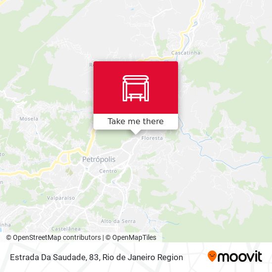 Estrada Da Saudade, 83 map