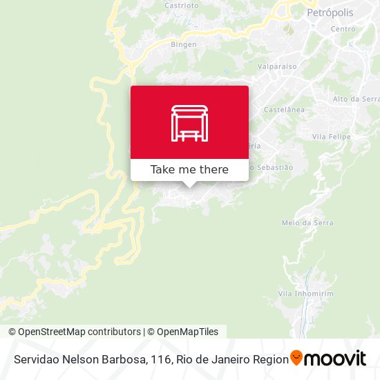 Servidao Nelson Barbosa, 116 map