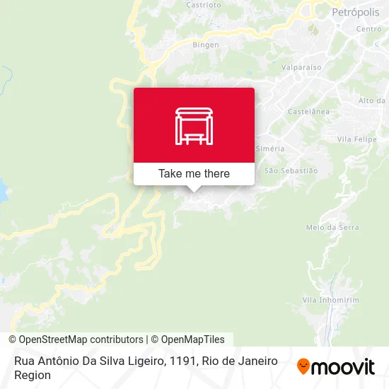 Rua Antônio Da Silva Ligeiro, 1191 map