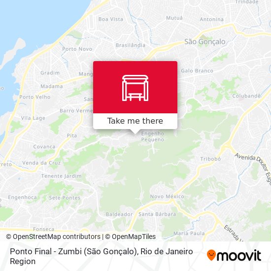 Ponto Final - Zumbi (São Gonçalo) map
