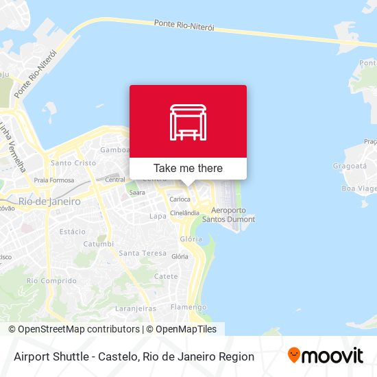 Mapa Airport Shuttle - Castelo