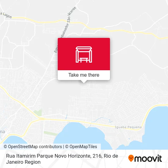 Rua Itamirim Parque Novo Horizonte, 216 map