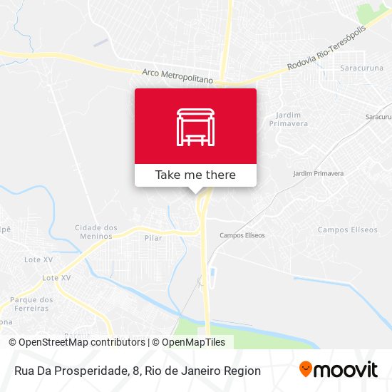 Rua Da Prosperidade, 8 map