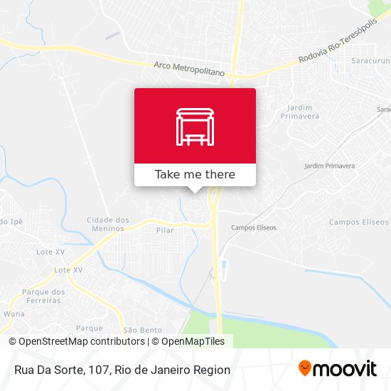 Rua Da Sorte, 107 map