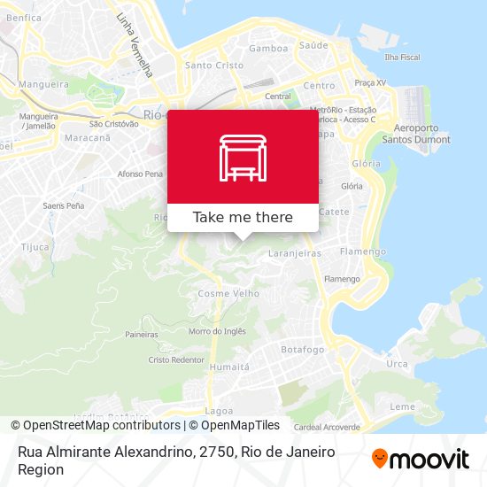 Mapa Rua Almirante Alexandrino, 2750