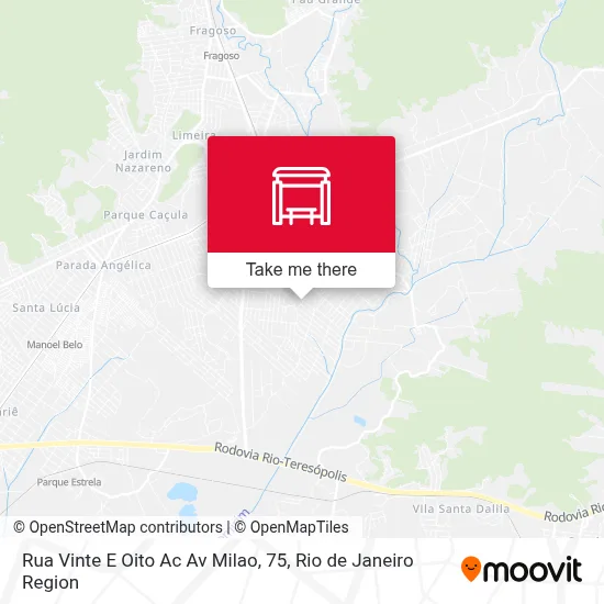 Rua Vinte E Oito Ac Av Milao, 75 map
