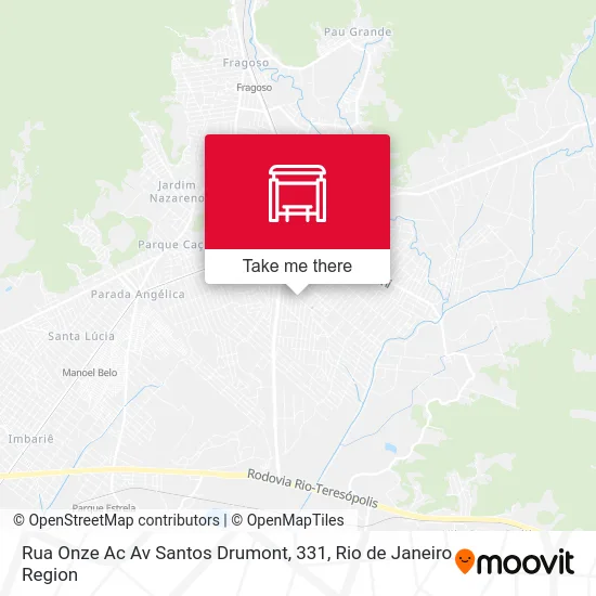 Rua Onze Ac Av Santos Drumont, 331 map